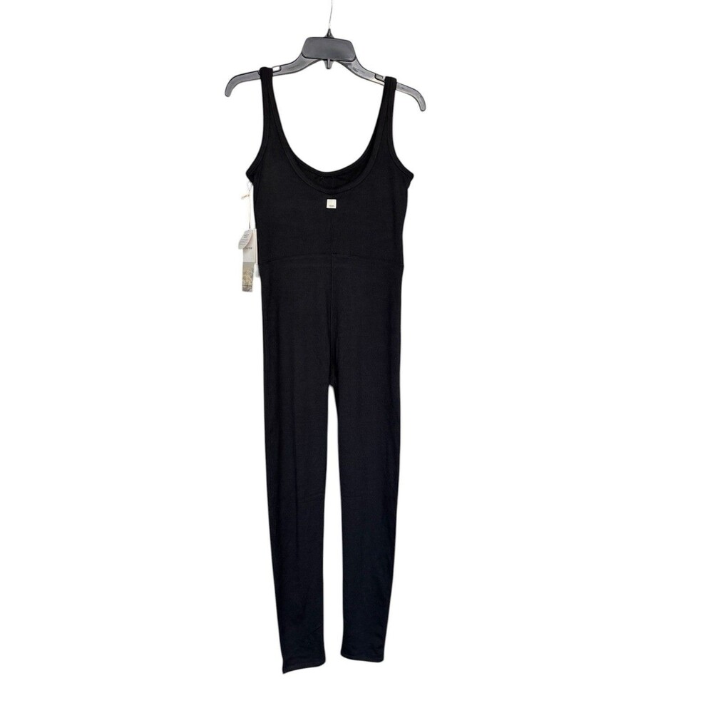 Vuori Women’s Halo Essential Dreamknit Jumpsuit Black Heather Sz Medium New